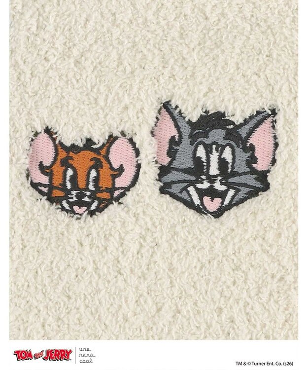 une nana cool トムとジェリー × une nana cool　ユニセックスカーディガン ベージュ