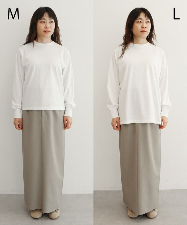 CRAFT STANDARD BOUTIQUE 選べるシルエット/クルーネックロンTee Off White