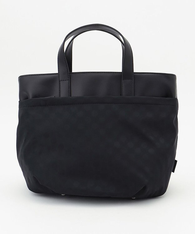 Y'SACCS Polka Dots　タックラウンド2WAYミドルトート ブラック