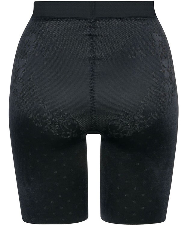 Wing ガードル　【ときはなつパンツ】　夏の汗ムレから解放　ラクにヒップアップ　ロング丈　ウイング／ワコール　KQ2713 ブラック