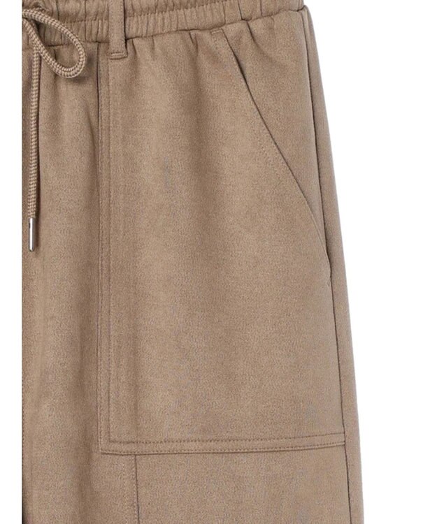 Green Parks ・ＳＵＧＡＲ　ＳＰＯＯＮ　スエードポンチカーゴパンツ Beige