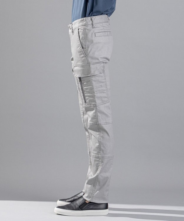 JOSEPH HOMME 【LEON 掲載】ハイパワーソフトストレッチ / STICK CARGO ライトグレー系