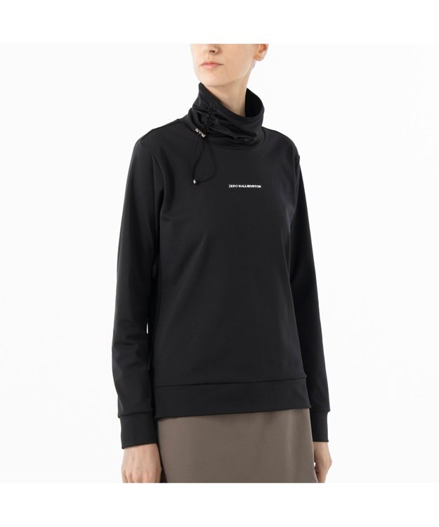 ZERO HALLIBURTON 【ストレッチ・UVカット】 シャーリングプルオーバー ZHG-W5A3 85135 ブラック