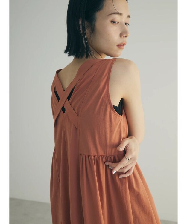 Green Parks armonia.バッククロスワンピース Orange