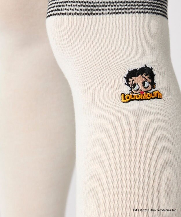 FILA GOLF／marie claire 【Loudmouth×Betty Boop™】ニーハイソックス White