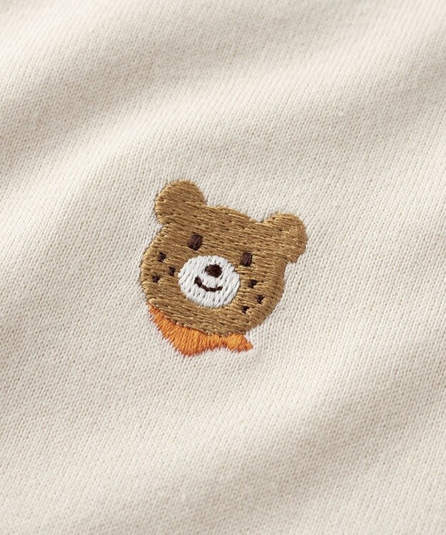 MIKI HOUSE HOT BISCUITS 【70-120cm】【Everyday Series】ワンポイント 長袖Tシャツ マルチカラー