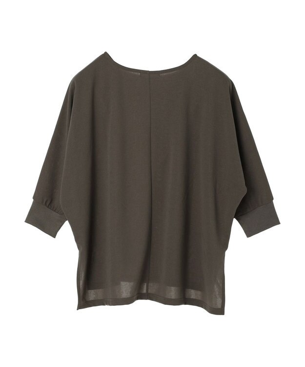 Green Parks ジョーゼットドルマンカットプルオーバー Khaki