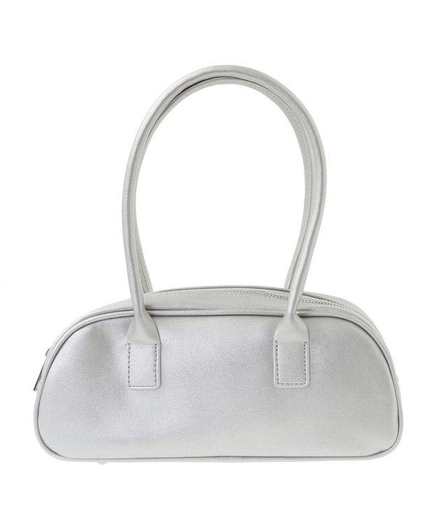 earth music&ecology ワイドボストンバッグ Silver