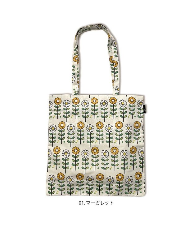 ROOTOTE 6452【A4サイズ収納】RO.トール.フラット.レトロ-A 01：マーガレット