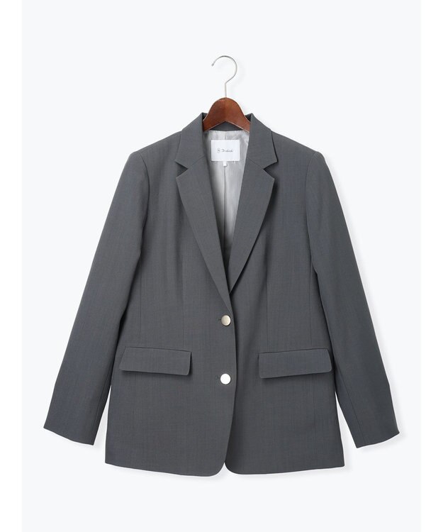 Te chichi シングルブレストテーラードジャケット《2026 spring catalog item》 グレー