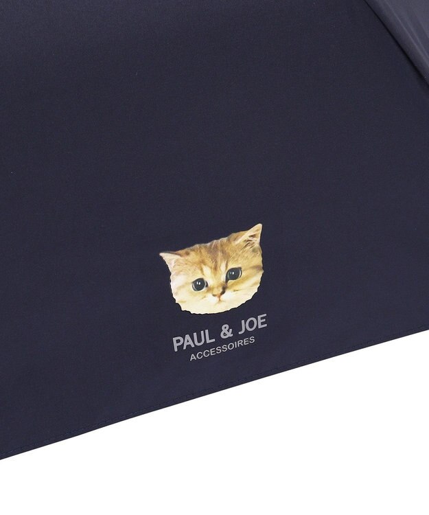MOONBAT 【一級遮光日傘】ポール & ジョー (PAUL & JOE　ACCESSOIRES) ヌネット 折りたたみ傘 ネイビーブルー