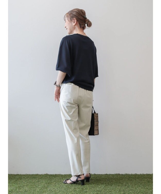 AMERICAN HOLIC ドルマンハイゲージニットプルオーバー Navy