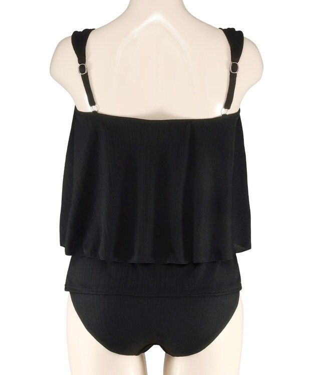 San-ai Resort（三愛水着楽園） ロングパンツセット　9M・11L　【Coral veil（コーラルヴェール）】 ブラック