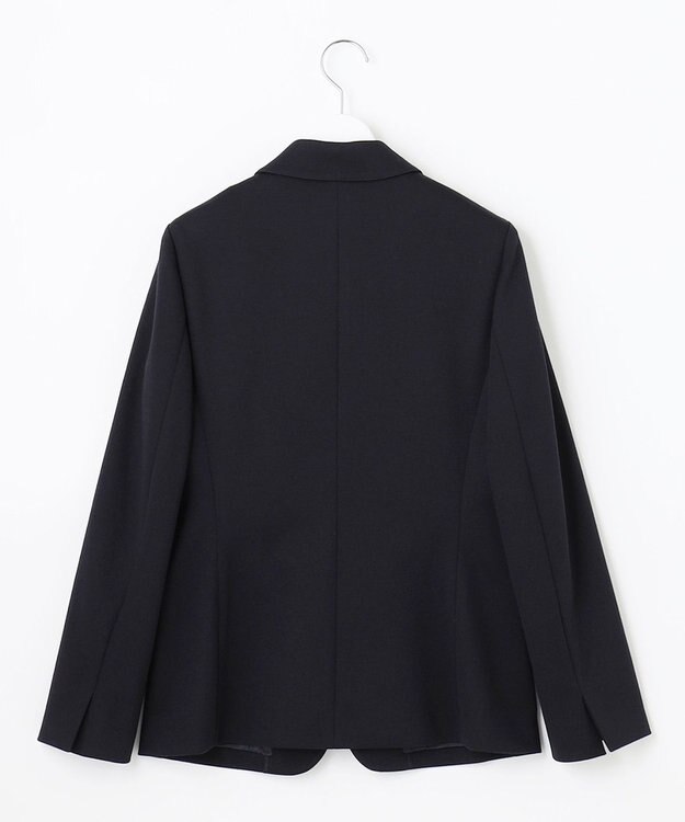 J.PRESS LADIES L ジャージー テーラード ジャケット ネイビー系