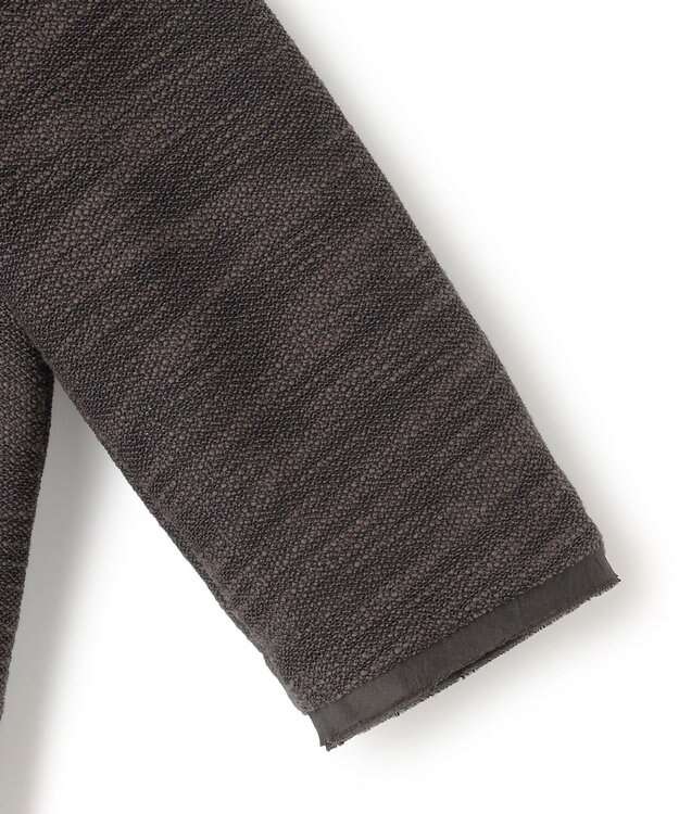 23区 サマーツイード 7分袖 ジャケット ダークブラウン系