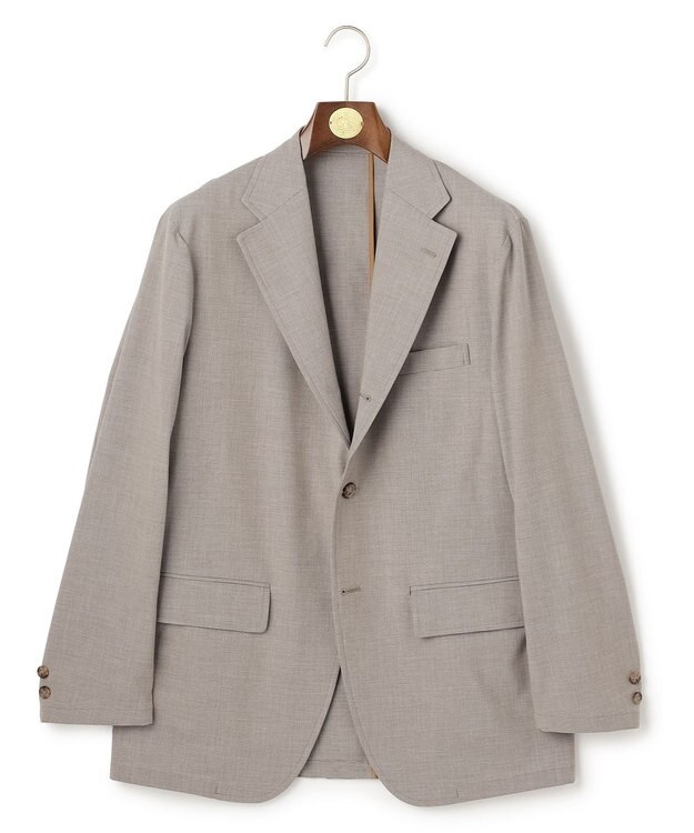 J.PRESS MEN 【セットアップ対応 / ストレッチ性  / 接触冷感 / 洗える】ニューコンセプトウール サマージャケット / 3B ベージュ系8