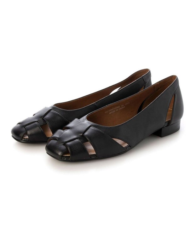 ing <ing>グルカデザインローヒールパンプス ブラック