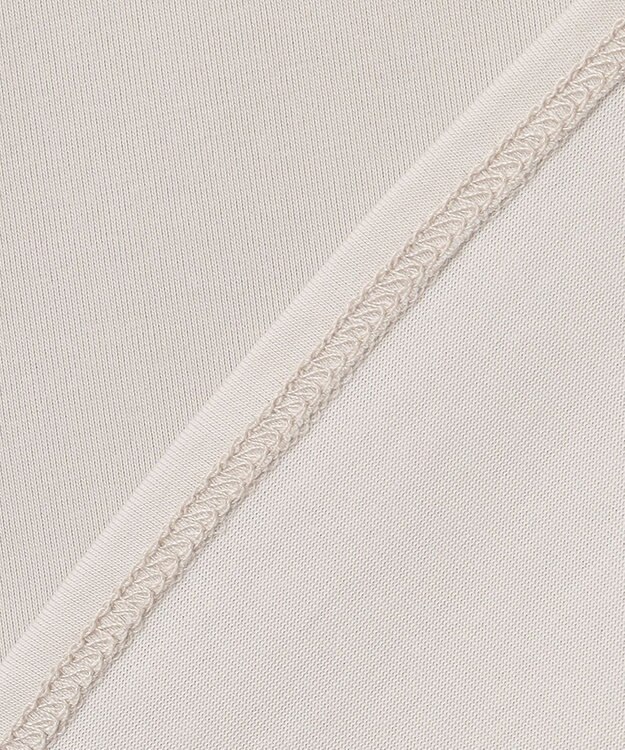 J.PRESS LADIES ベーシックジャージー ロングTシャツ カットソー ライトグレー系