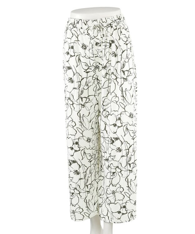 San-ai Resort（三愛水着楽園） ロングパンツセット　9M・11L　【Coral veil（コーラルヴェール）】 ブラック