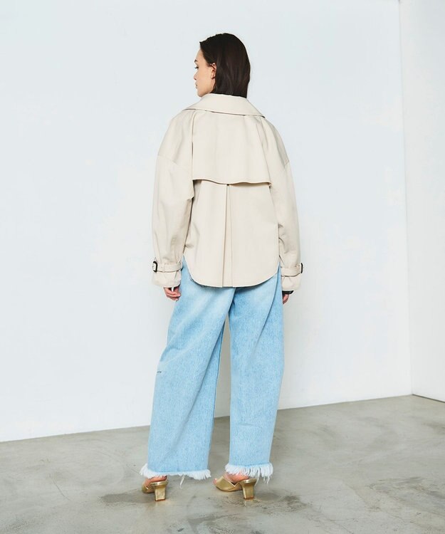 GRACE CONTINENTAL ドルマントレンチジャケット ベージュ
