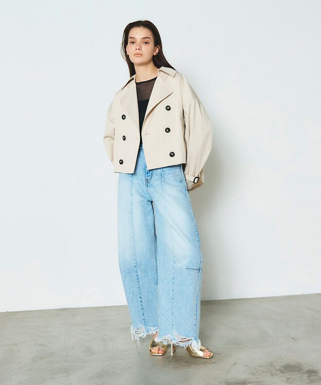 GRACE CONTINENTAL ドルマントレンチジャケット ベージュ