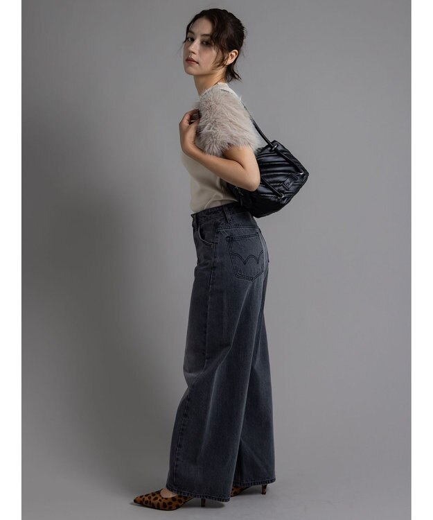 Te chichi スリーブファーニットプルオーバー《2025Autumn catalog item》 ベージュ