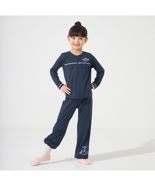 Chacott ウォームアップパンツ ネイビー