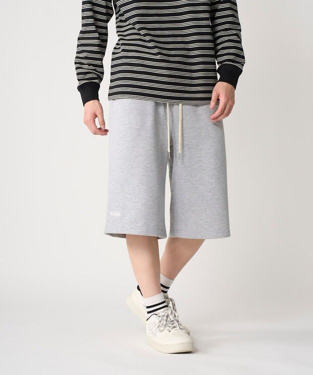 OP／FILA 【Kappa】ウェルネスクラブショート丈パンツ グレー