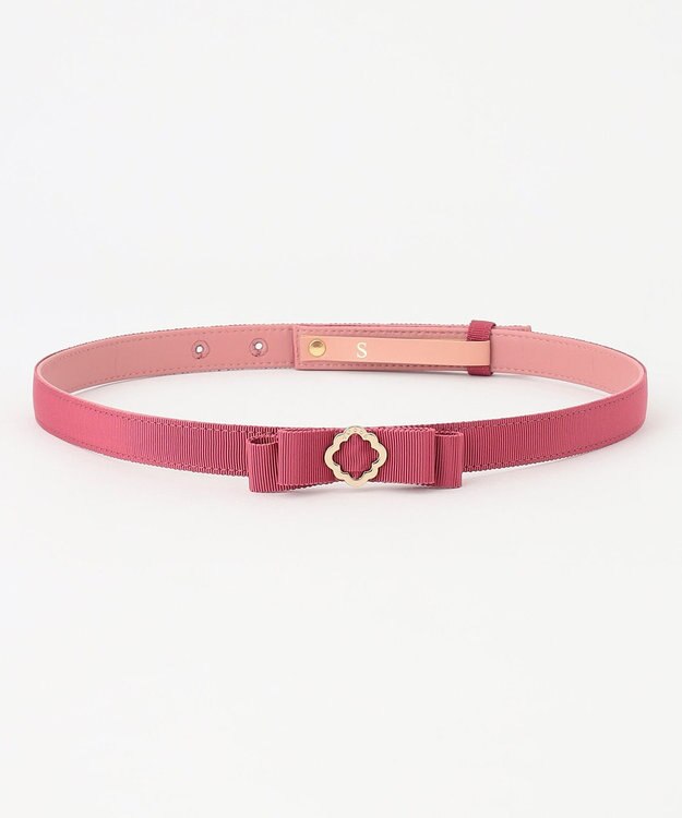 TOCCA CLOVER BUCKLE RIBBON BELT ベルト ピンク系