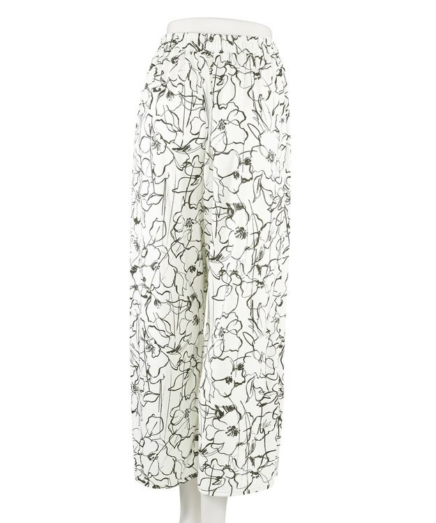 San-ai Resort（三愛水着楽園） ロングパンツセット　9M・11L　【Coral veil（コーラルヴェール）】 ブラック