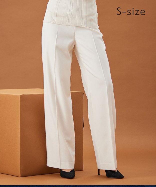 BEIGE， 【S-size】BAYARD / ワイドパンツ Ecru