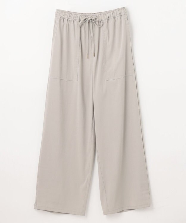 ANY L 【洗濯機可能/接触冷感/UVケア/イージーケア】清涼リラックスパンツ グレージュ