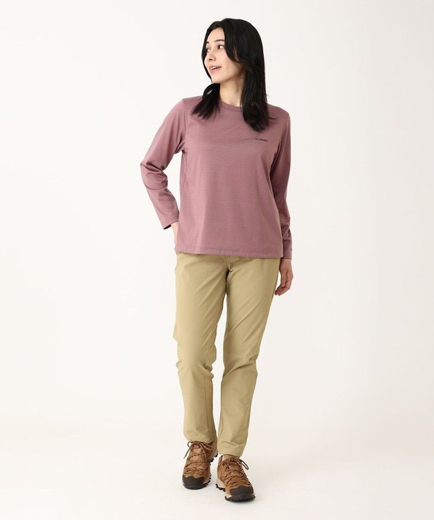 Columbia Columbia/ ウィメンズクレストトゥーフォレストロングスリーブクルー /コロンビア Fig