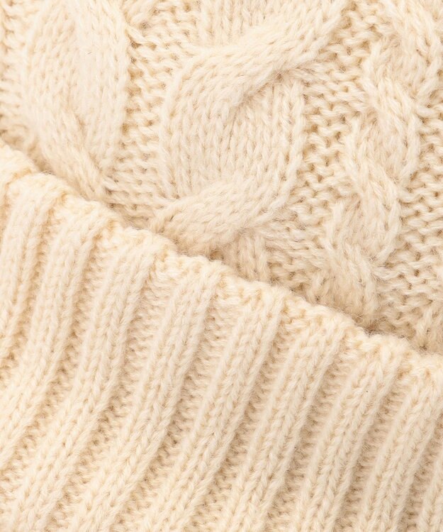 23区GOLF 【WOMEN】ニットキャップ アイボリー系