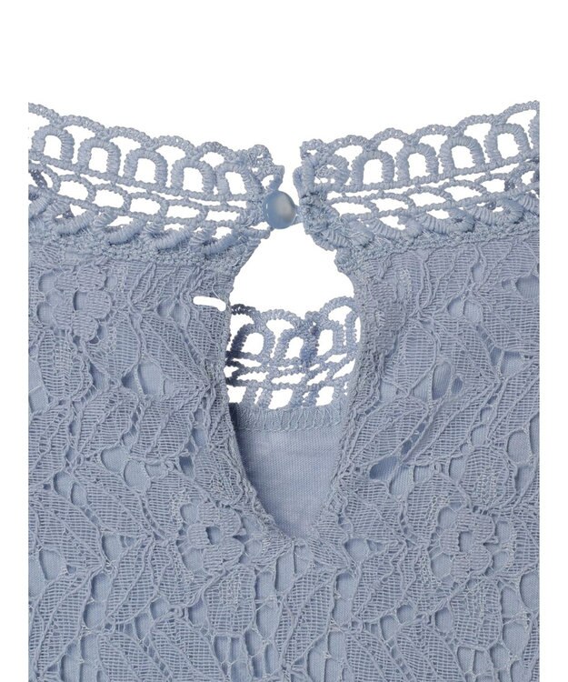 Green Parks ・Ｐｅｔｉｔ　Ｆｌｅｕｒ　イロイロレースブラウス Blue