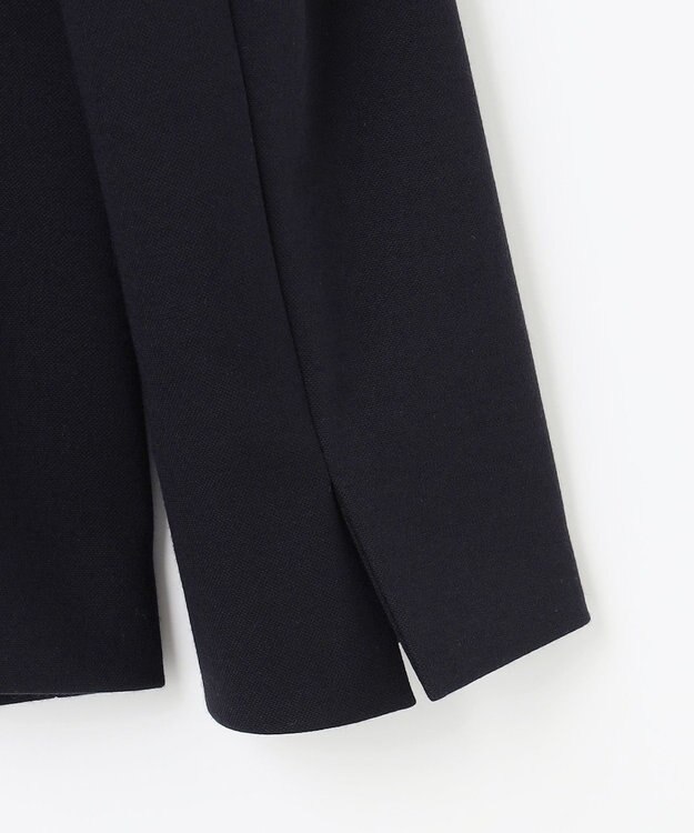 J.PRESS LADIES L ジャージー テーラード ジャケット ネイビー系