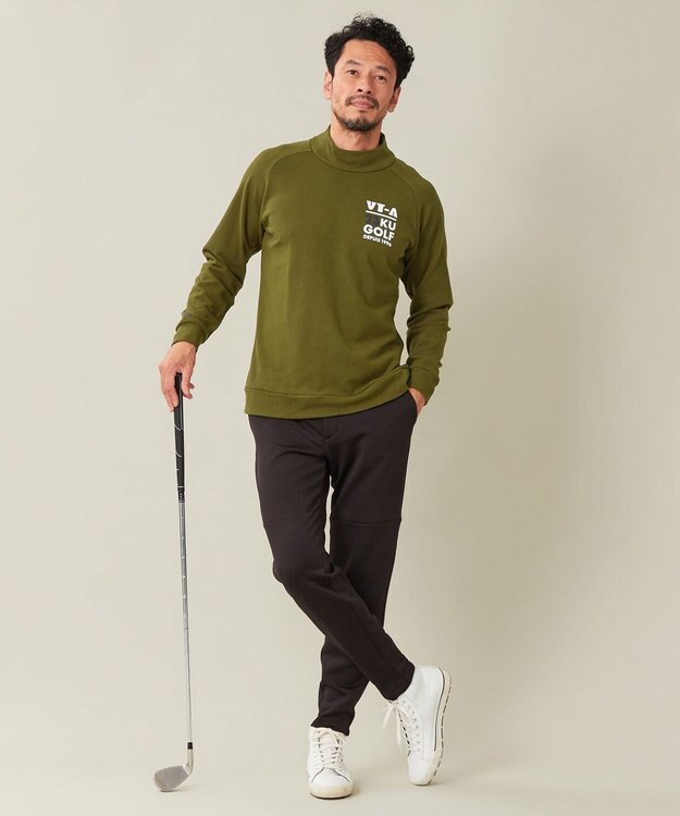 23区GOLF 【2Fondation/MEN】ボンディング ジャージーパンツ ブラック系