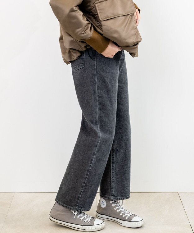 caqu sagging baggy ワイドシルエットデニム black 1year