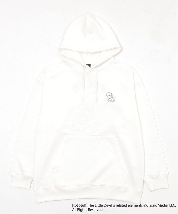 WEGO 【ユニセックス着用ITEM/裏起毛】HOTSTUFFグラフィックプルオーバー ホワイト