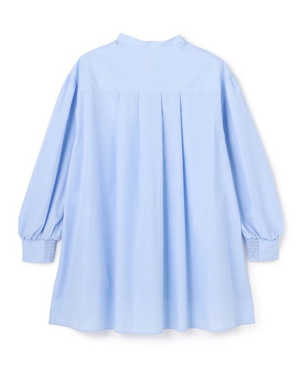 UNFILO 【新色追加】ボリュームスリーブ ブラウス サックス