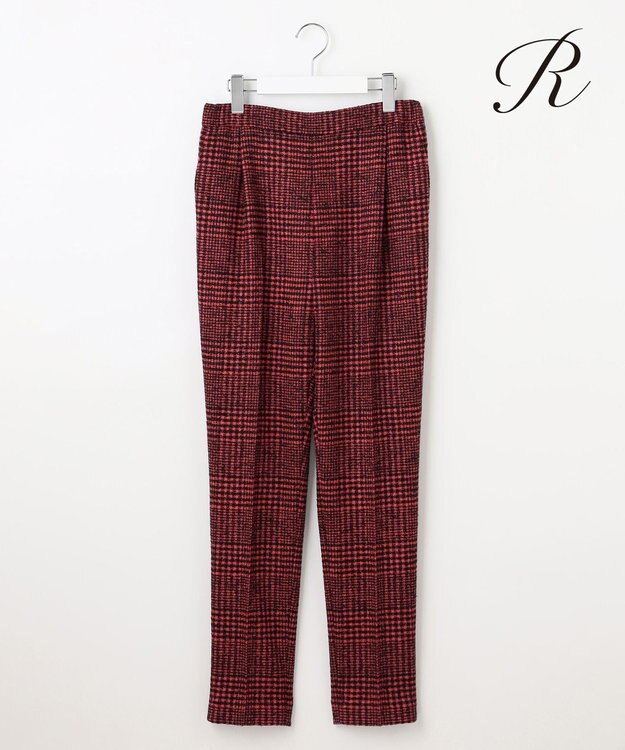 23区 【R(アール)】MANTECOツイード パンツ ピンク系