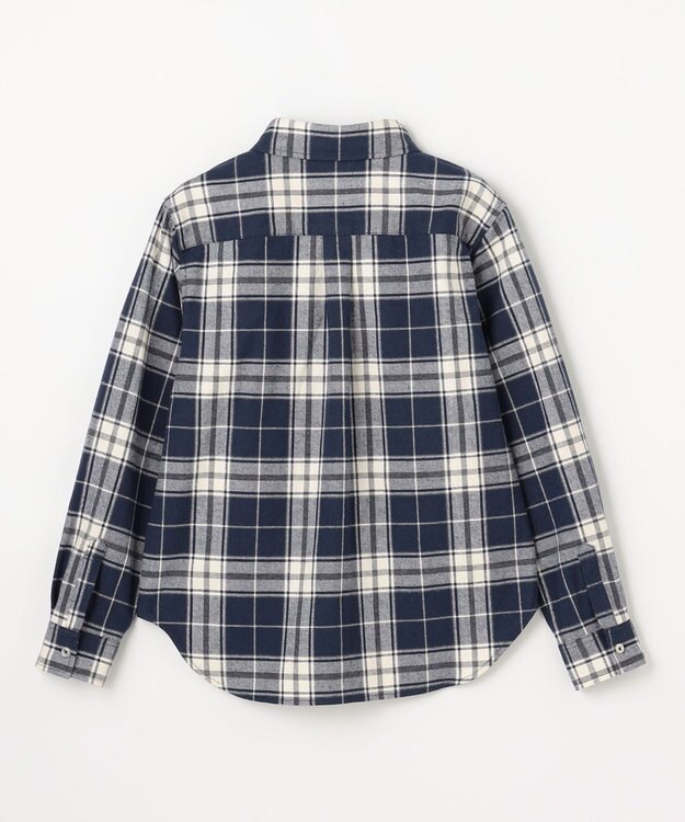 J.PRESS KIDS 【140-170cm】ビッグチェック シャツ ネイビー系4