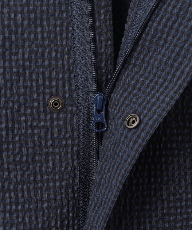 J.PRESS MEN ハイパワーストレッチサッカー ハーバーブルゾン ネイビー系3