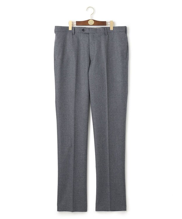 J.PRESS MEN 【KING SIZE】【定番】ぺピンサキソニースラックス ライトグレー系