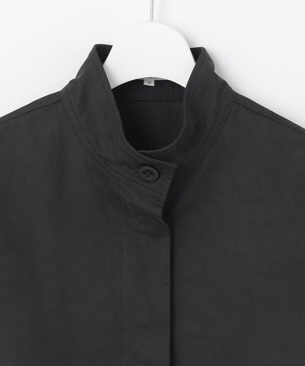 23区 【SLOW/一部店舗限定】ウォッシュドピーチタフタ ブルゾン グレー系