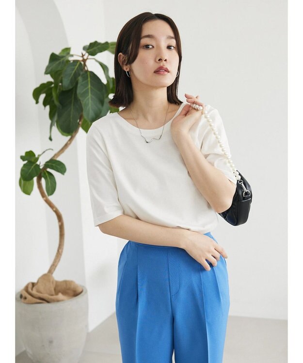 Green Parks ・ＳＵＧＡＲ　ＳＰＯＯＮ　２ｗａｙハーフスリーブＴＥＥ Off White