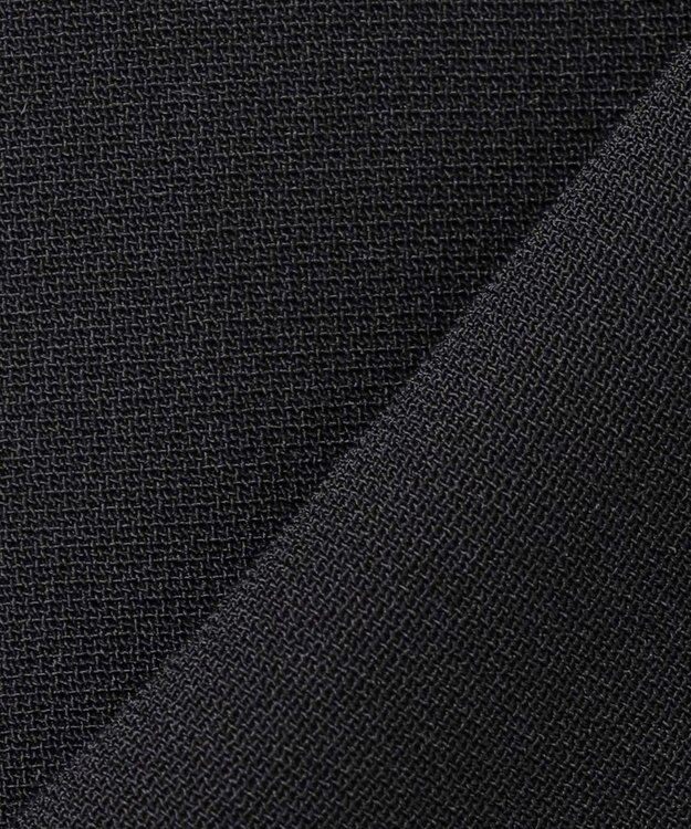 uncrave 【防シワ・洗濯機洗い可】ウォッシャブルダブルクロス ビスチェ ブラウス ブラック