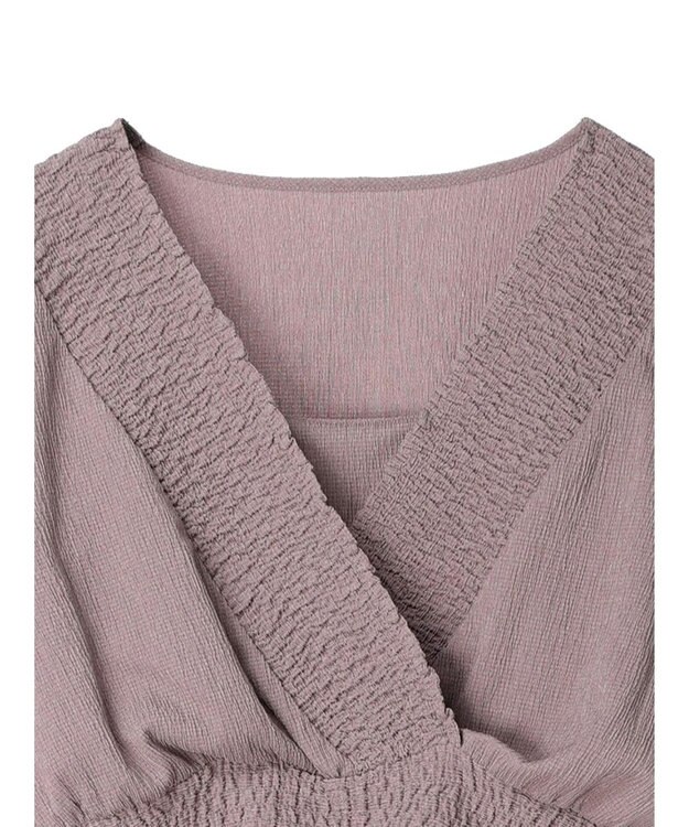 earth music&ecology ＳＥＴ２点カシュクールプルオーバー＋ワンピース Pink