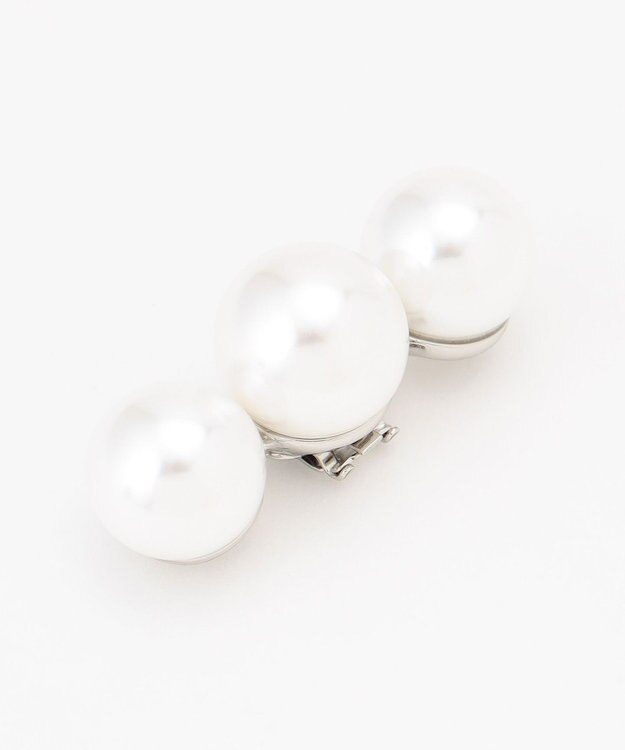 TOCCA 【軽量・撥水・お洗濯可・選べるシュークリップ】steppi×TOCCA BICOLOR POINTED PUMPS パンプス ベージュ×パール