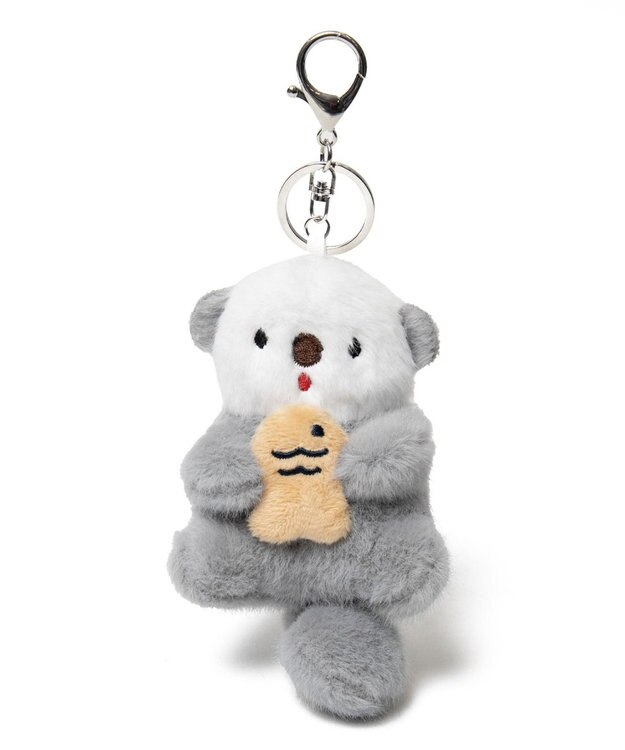 WEGO ラッコぬいぐるみキーホルダー グレー